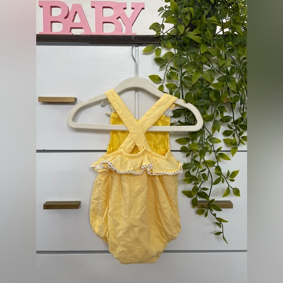 Tommy Bahama Yellow Baby Romper🍋 - Picture 2 of 2
